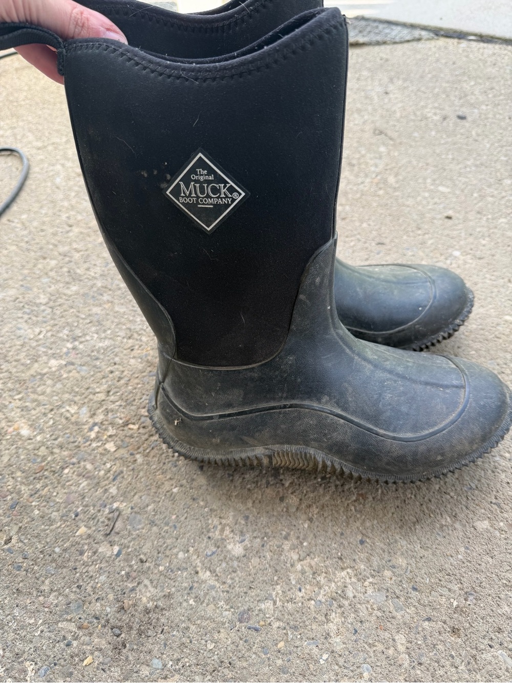 The Original Muck Boot Company Black Waterproof Boots